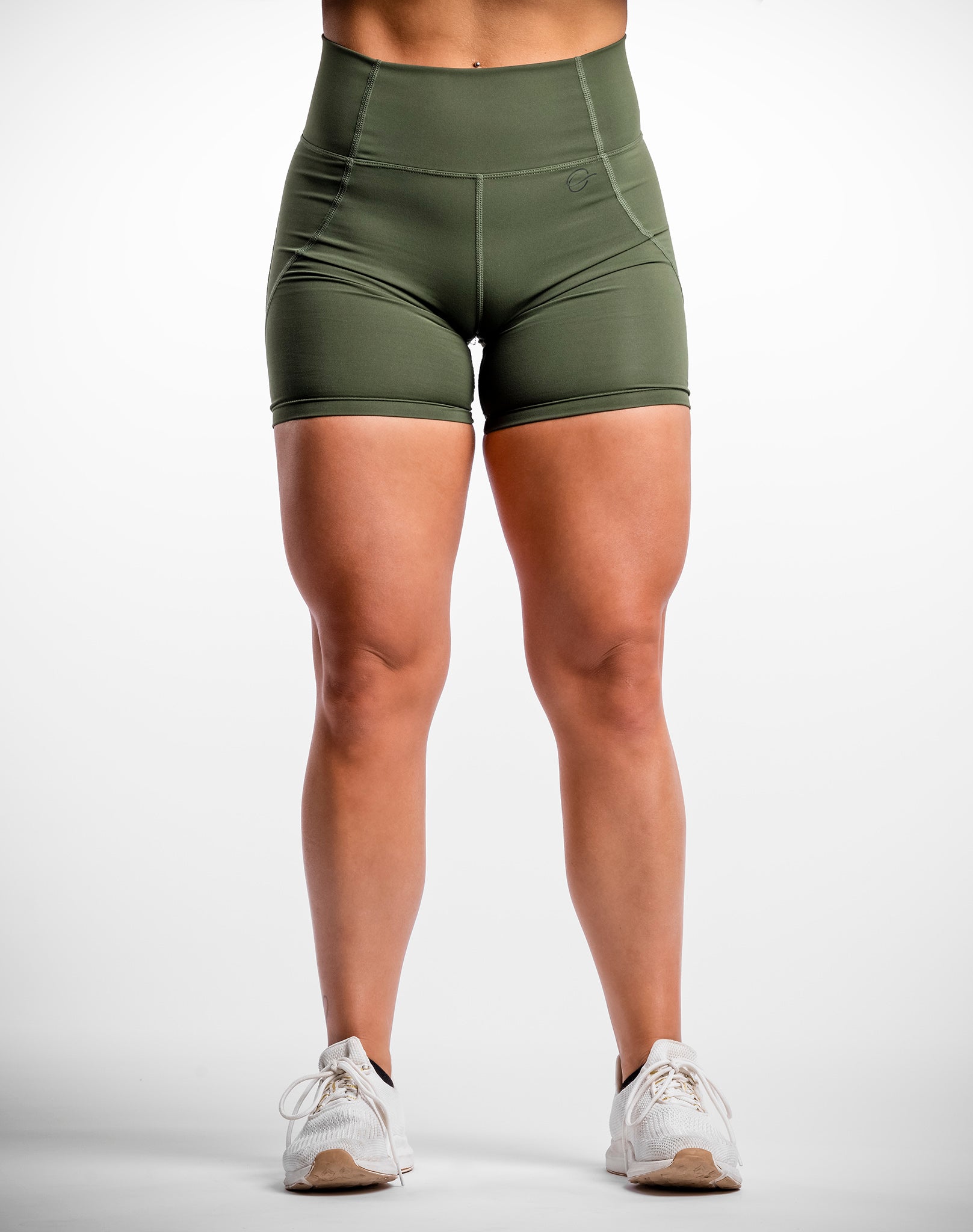 Unity High Waisted Biker Shorts - Rifle Green – TheOutfit85